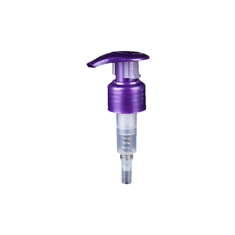 Bomba de plástico izquierda-derecha de buena calidad 24/410 28/410 tornillo con cerradura para botella de pasta de dientes